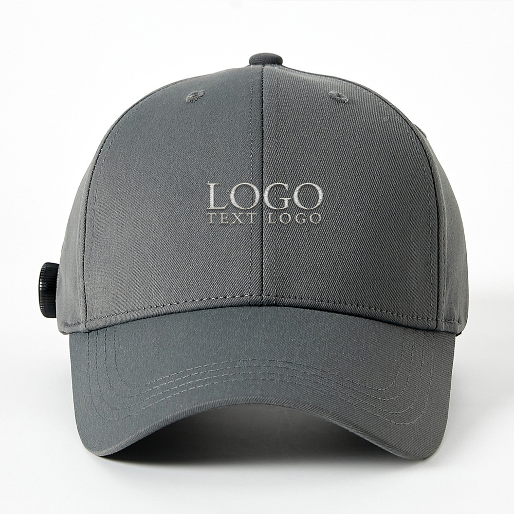 Premium Craft Baseball Hat Gray with Logo