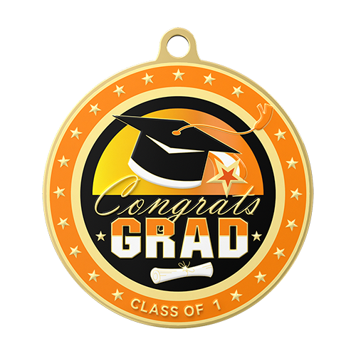 Custom Star Round Medal Custom Star Round Medal