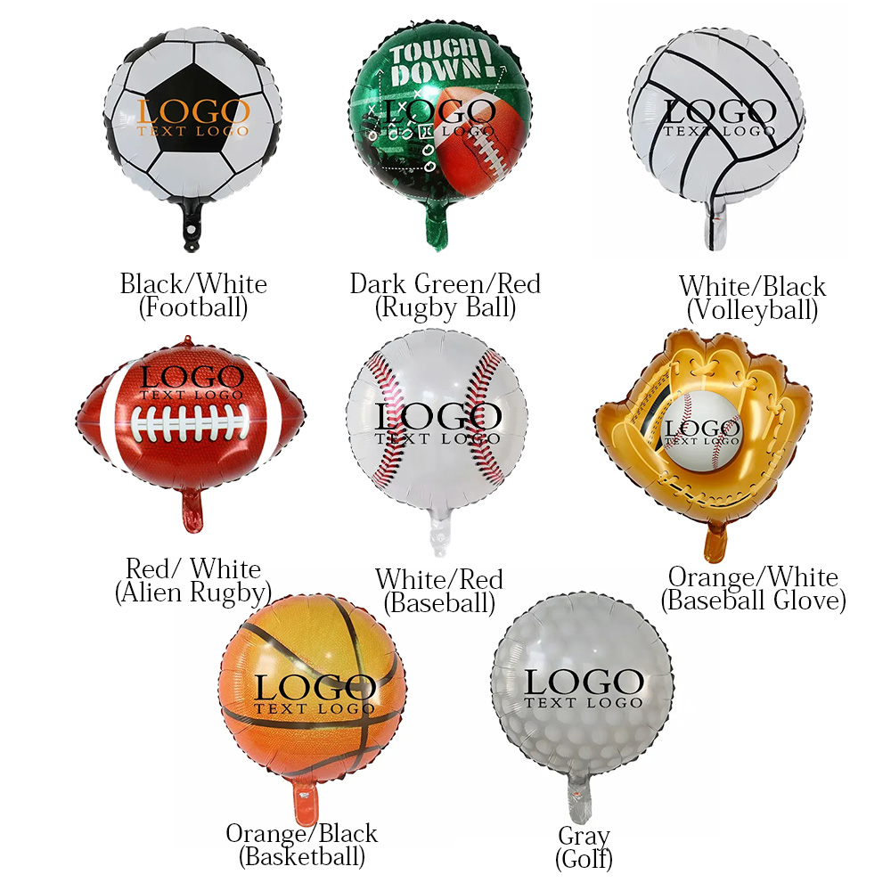 Custom Sports Mylar Balloon