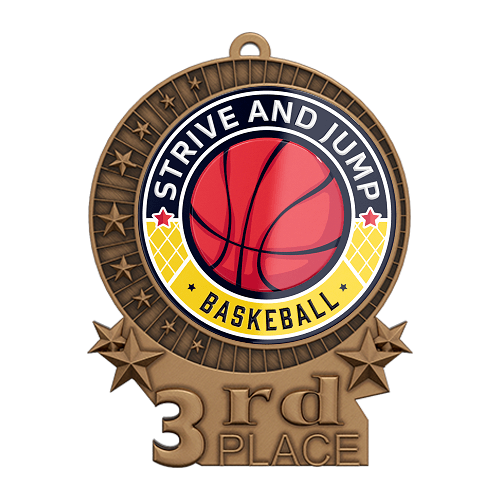3rd Place Basketball Medal