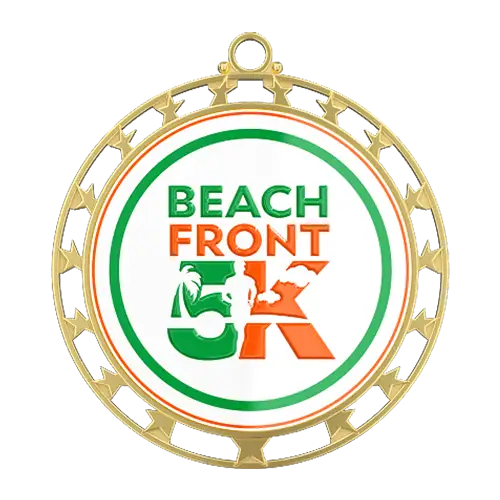 BEACH FRONT 5K Medal