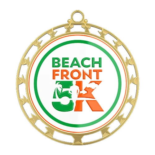 BEACH FRONT 5K Medal