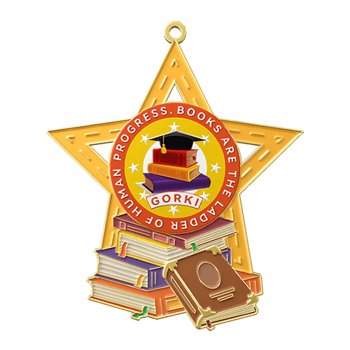 Star Book Custom Medal Star Book Custom Medal