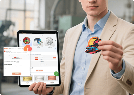 Custom Printed Pin Designs