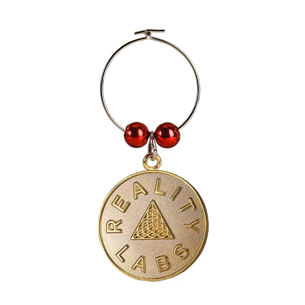 Sandblast Wine Charm