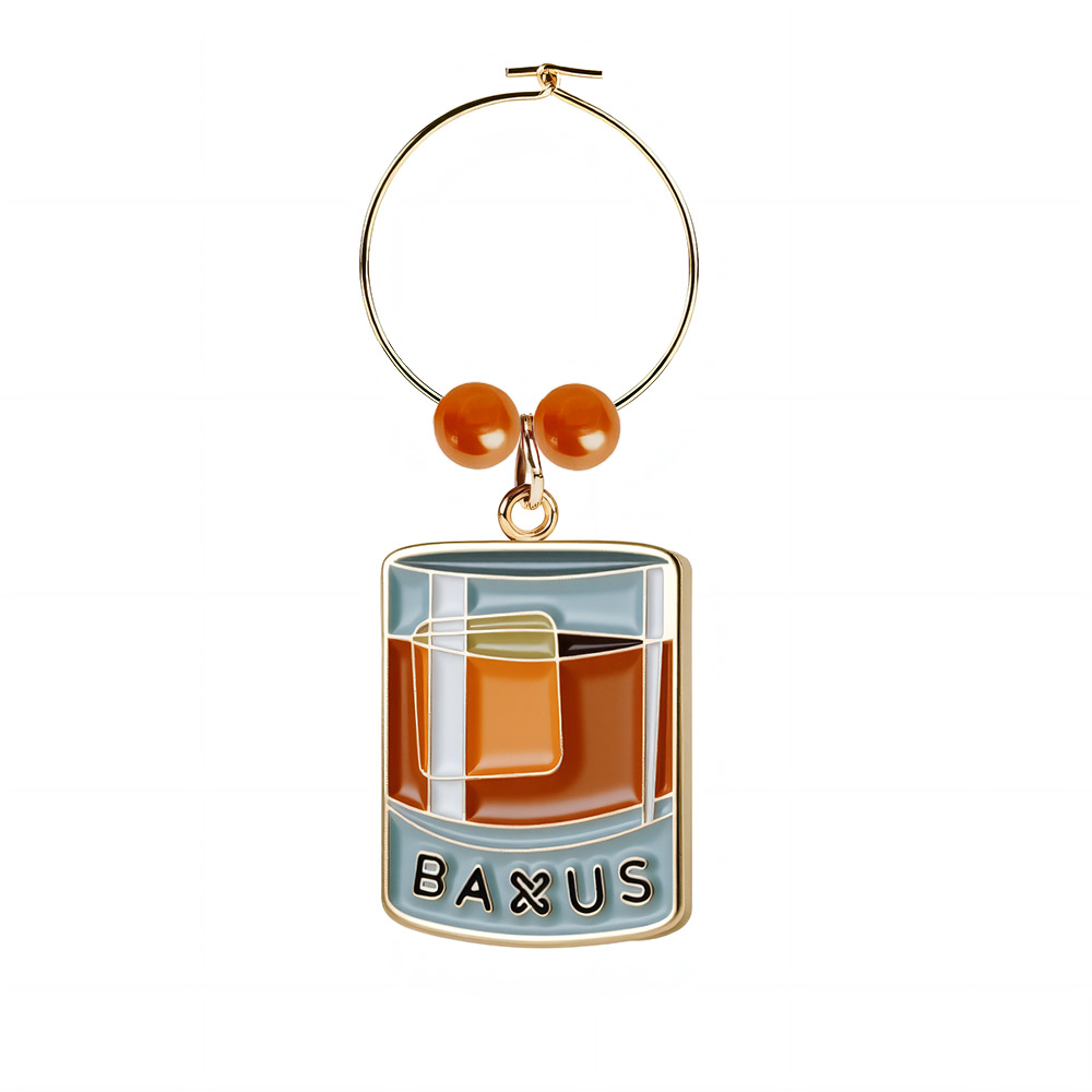 Soft Enamel Wine Charm