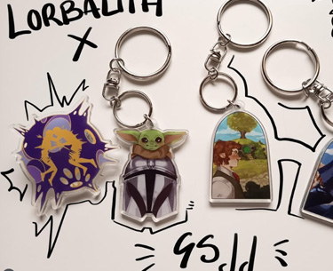 acrylic keychains custom