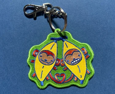 custom embroidered keychains