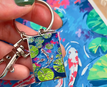 custom enamel keychains