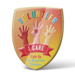 Shield Shape SUNamel Pins