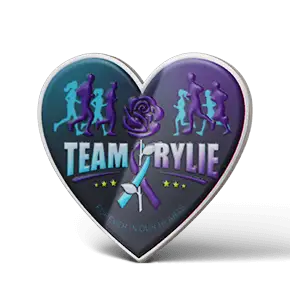 Heart Shape SUNamel Pins