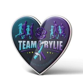 Heart Shape SUNamel Pins