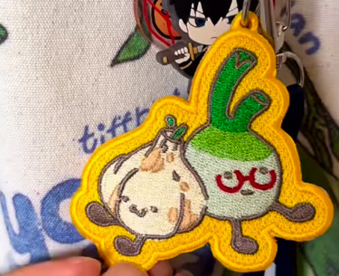 custom embroidered keychains