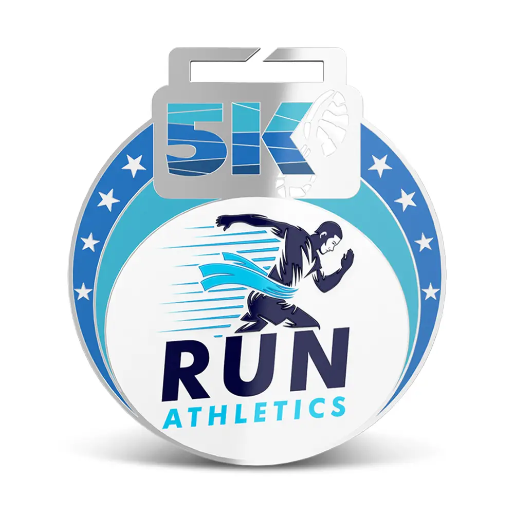 UV Printed 5K Medals
