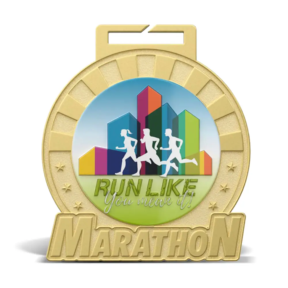 UV Printed Marathon Medals