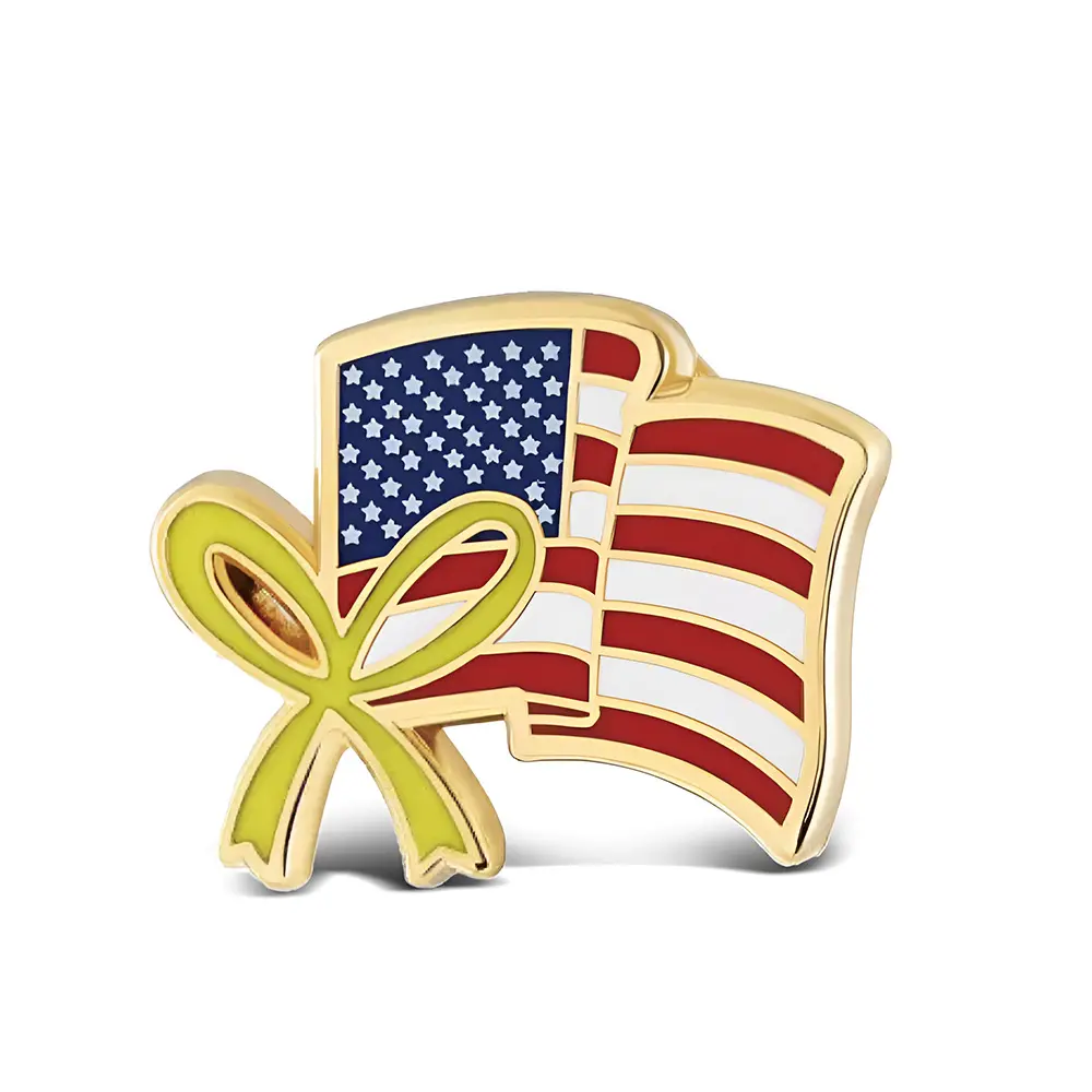 7/8" Stock Flag Pins
