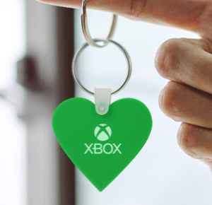 Custom Heart Shape Keychain