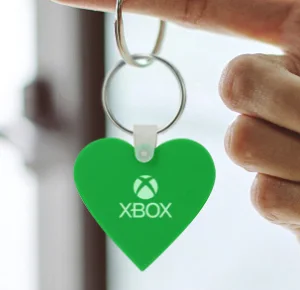 Custom Heart Shape Keychain