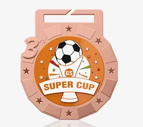 Super Cup Soccer 3rd Place Medal