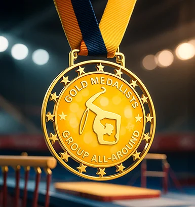 gymnastic medals