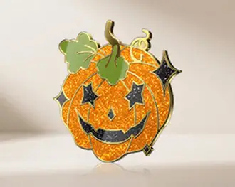 Glitter Color Metal Pins