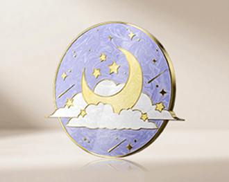 Pearlescent Metal Pins