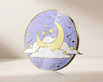 Pearlescent Metal Pins