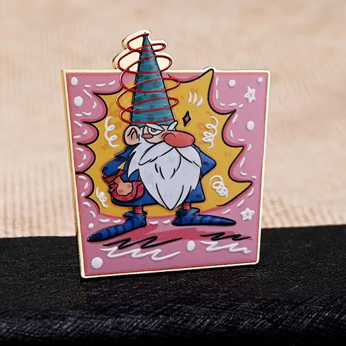 Lovely Old Man Custom Pins