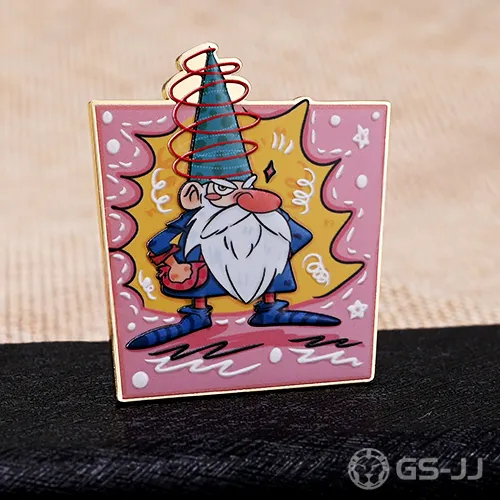 Lovely Old Man Custom Printed Pins Lovely Old Man Custom Printed Pins