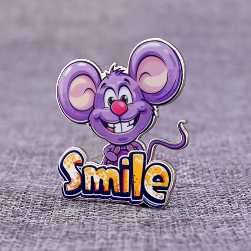 Custom Smile Mouse Rush Pins in Bulk Custom Smile Mouse Rush Pins in Bulk