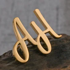AH Monogram Cut-out Pins