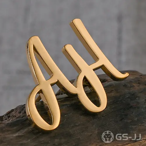 AH Monogram Cut-out Pins AH Monogram Cut-out Pins