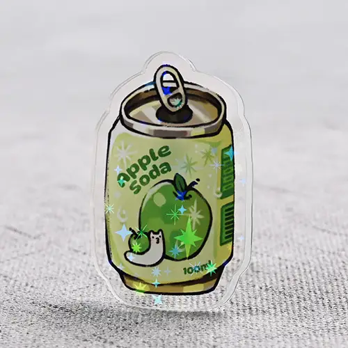 Acrylic Beverage Can Pins
