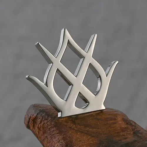 Custom Crown Cut-out Pins Custom Crown Cut-out Pins