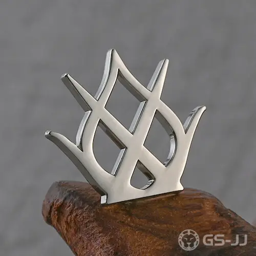 Custom Crown Cut-out Pins Custom Crown Cut-out Pins