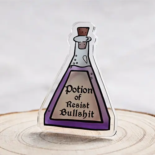 Custom Potion Bottle Acrylic Pins
