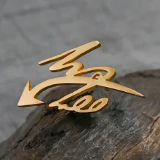 Personalized Signature Cut-out Pins