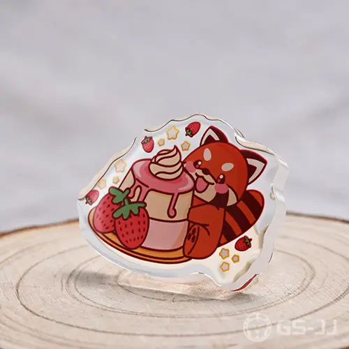 Red Panda Dessert Acrylic Pins Red Panda Dessert Acrylic Pins