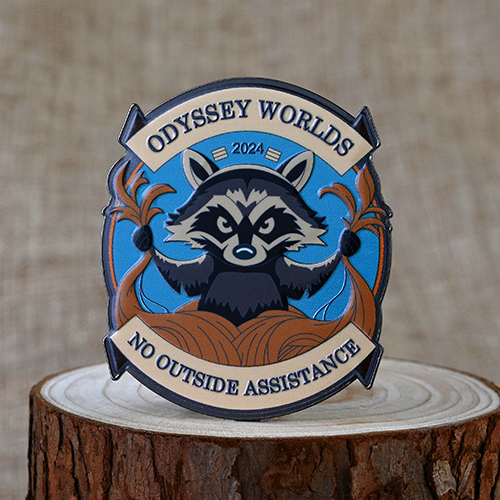 Raccoon Custom Made Pins