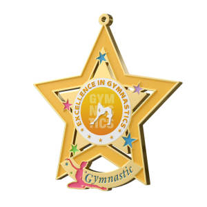 Excellence in Gymnastics Star Medal