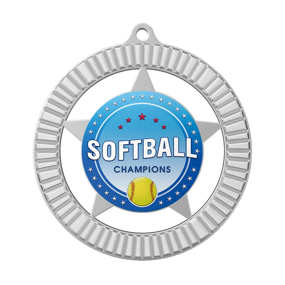 Softball Champions Medal front Softball Champions Medal front