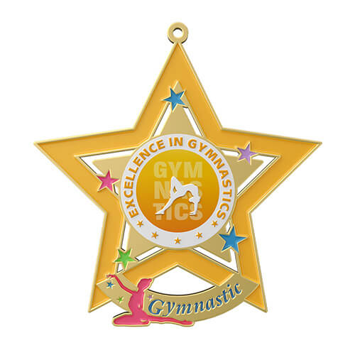 Excellence in Gymnastics Star Medal Excellence in Gymnastics Star Medal