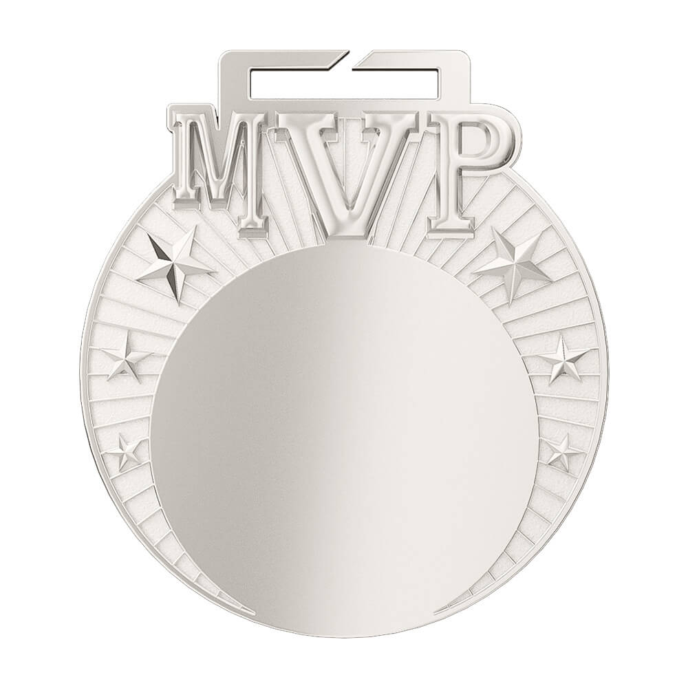 MVP Softball Medal  Shiny Silver