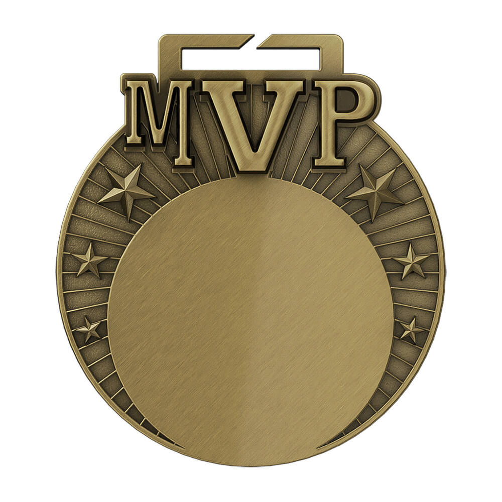 MVP Softball Medal Antique Gold