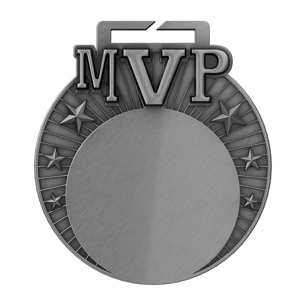 MVP Softball Medal Antique Silver