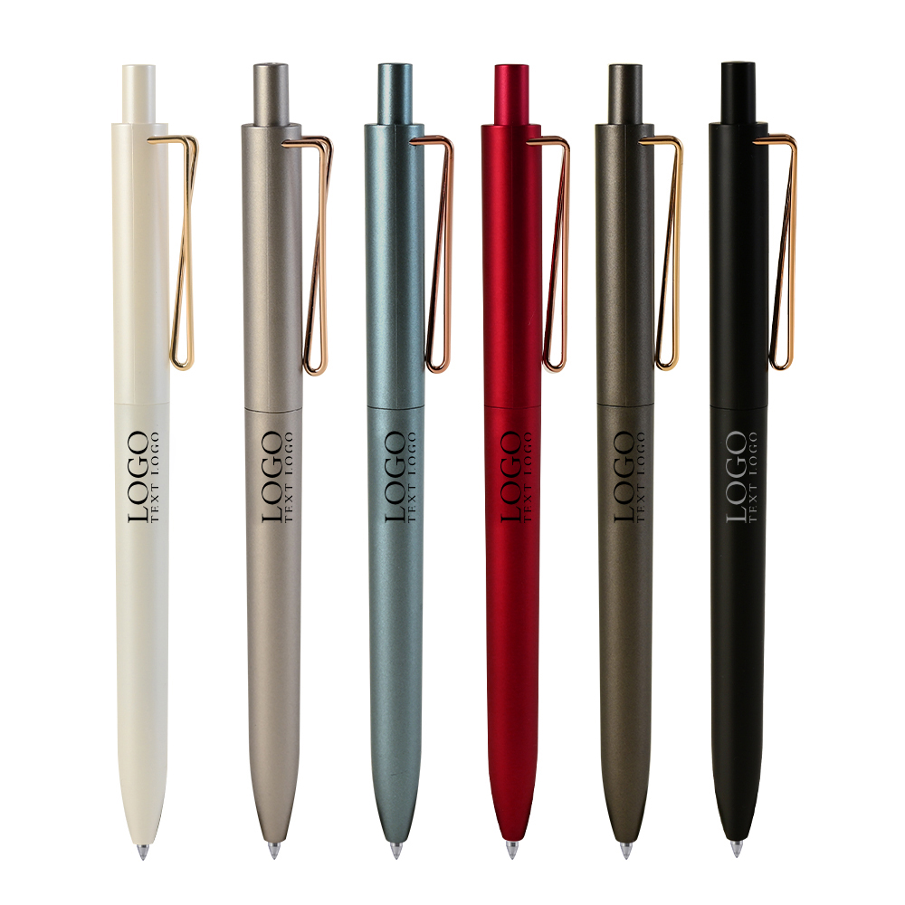 Customizable Matte Color High-end Click Pen combination chart