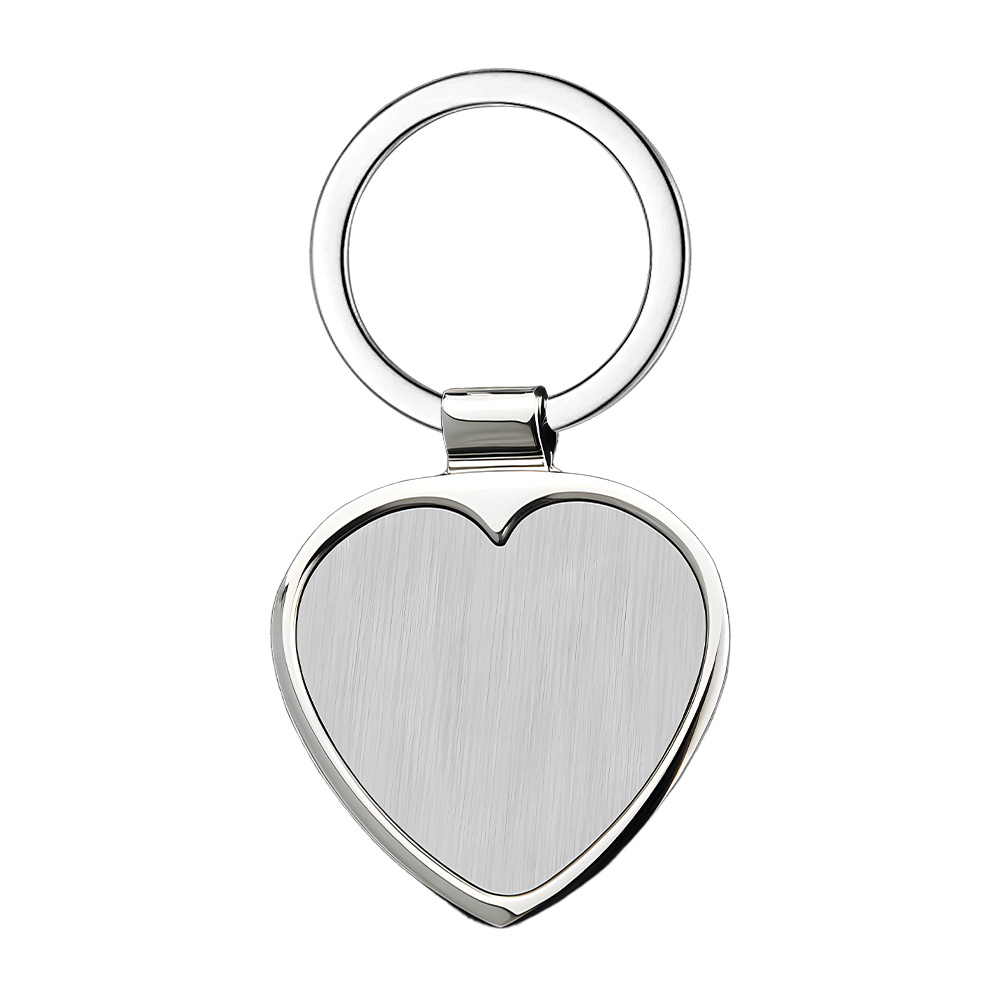 Heart Metal Key Chain Front