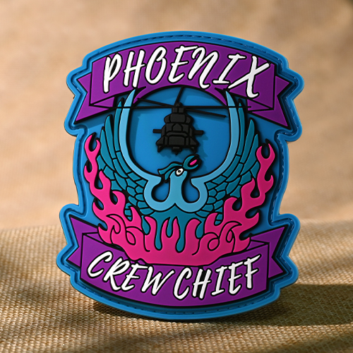 Phoenix Crew Chief Custom PVC Patches