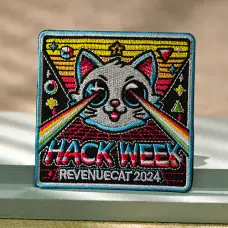 Rainbow Laser Cat Hack Week Patches