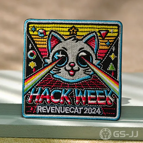 Rainbow Laser Cat Hack Week Patches Rainbow Laser Cat Hack Week Patches